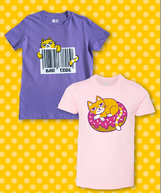 Donut Kitty/ Barcode Kitty Bundle