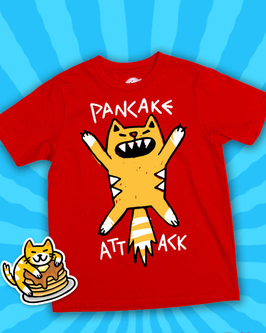 Pancake Attack Cat