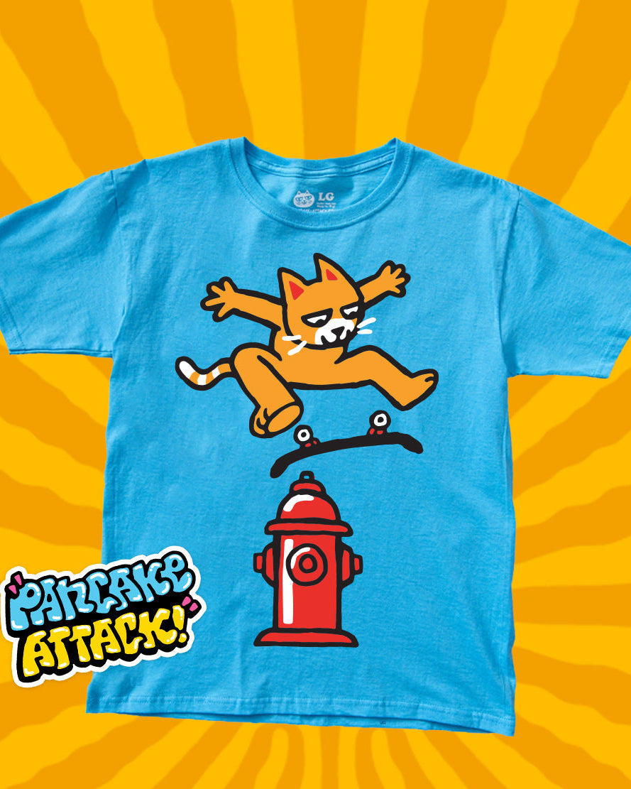 Pancake Loves Skateboarding