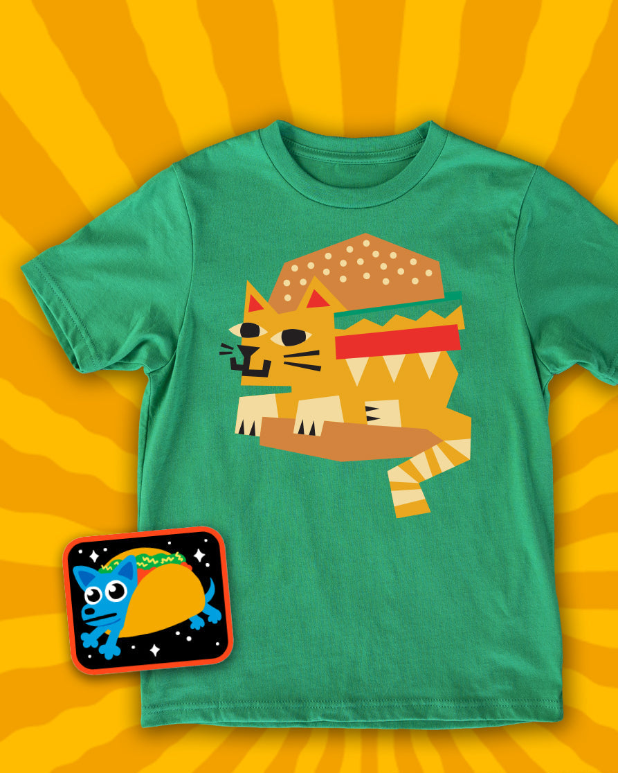 Abstract Cat Burger
